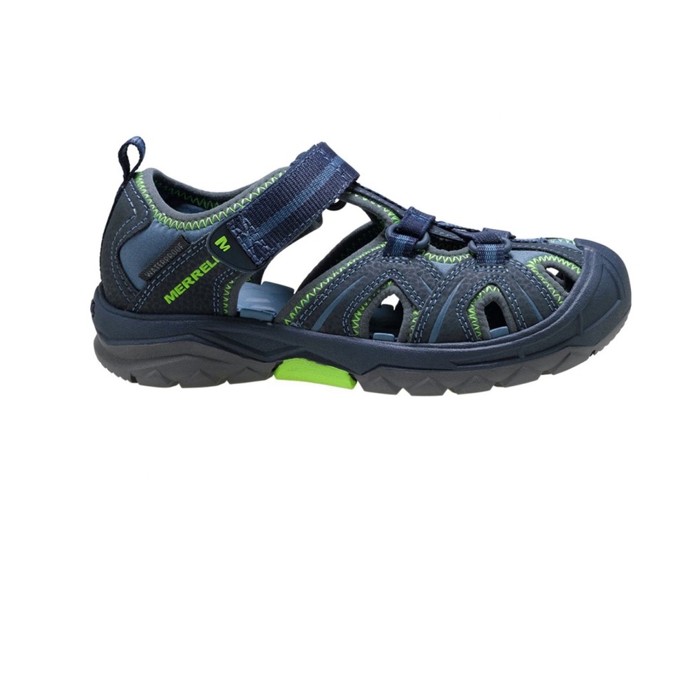 Merrell Kids' Blue and Green waterproof Sandals